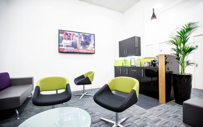 The Piccadilly Office building reception area