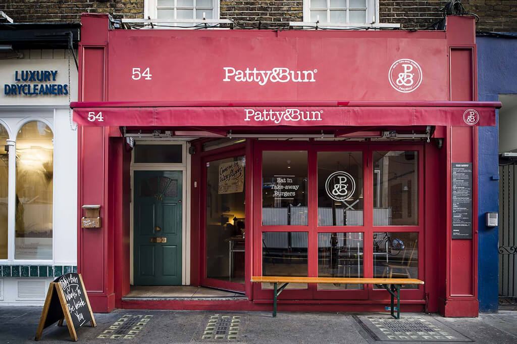 exterior of restaurant