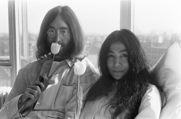 John Lennon & Yoko Ono in Amsterdam
